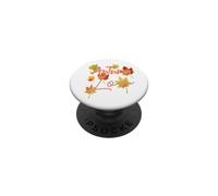 Autumn Love Fall Leaves Cozy Season Vibes PopSockets Adhesive PopGrip