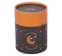 Autumn Magic Spiced Vanilla Candle, Cozy Spiced Vanilla Scent, 28-Hour Burn Time, Autumn Moon & Leaf Design, Ideal for Fall Décor and Gifting