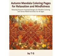 Autumn Mandala Coloring Pages for Relaxation and Mindfulness