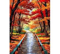Autumn Maple Forests 500 Piece Jigsaw Puzzle for Adults, Creativity, Challenging and Difficult Puzzle, Brain Teaser Puzzles for Adults 500 Pieces for The Whole for Women, Men