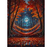 Autumn Maple Grove Jigsaw Puzzles for Adults 1500 piece, puzzle for Adults 34.2x22.4 inch, DIY Craft puzzles for Home Decoration Gifts,Puzzle Perfect for Game