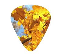 autumn maple Guitar Picks with Organizer Storage Box Guitar Plectrums 12PCS 3 Thickness Thin Medium Heavy 0.46 0.71 0.96mm Guitar Picks For Acoustic Electric or Bass Guitars