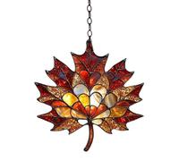 Autumn Maple Leaf Sun Catcher, Acrylic Maple Leaf Suncatcher, Sun Catcher for Yard and Garden, Hanging, Suitable for Farmhouse, Window Decoration, Balcony, Garden