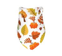 Autumn Maple Leaves,Bib Scarf Triangle Hood Adjustable Pet Scarf Washable Hood Suitable for Small, Medium and Large Dogs and Cats