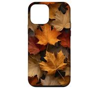 Autumn Maple Leaves Fall in Maine Thanksgiving Aesthetic Case for iPhone 12 mini