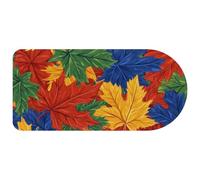 Autumn Maple Leaves Mouse Pad Gaming, 29.1 x13.8 inch Long Computer Keyboard Mouse Mat Non-Slip Base, Large Desk Pad for Gamer Office Home