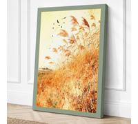 Autumn Migration Boho Canvas Wall Art Print 30x20 Inch