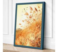 Autumn Migration Boho Canvas Wall Art Print 30x20 Inch