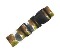 Autumn Modern Colors Gerbera Daisies Floral, Adjustable Luggage Straps for Suitcases Packing Belts Travel Accessories