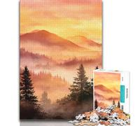 Autumn Morning 1000 Pieces Jigsaw Puzzles for Adults And Teens,Help The Brain Exercise Addictive Toys to Cultivate Patience Great Gift (38x26cm)