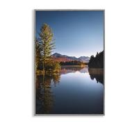 Autumn Morning Wilderness Landscape, 16 x 24 Inch Framed Gi Print