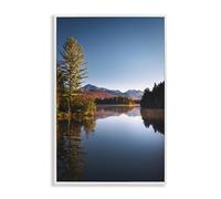 Autumn Morning Wilderness Landscape, 16 x 24 Inch Framed Gi Print