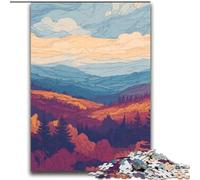Autumn Mountains Jigsaws 2000 Pieces for Teenagers, Suitable for Ages 14 And Up Toy Wall Decor Birthday And Unique Gifts (70x100cm)