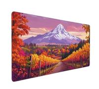 Autumn Mouse Mat 600x400 mm Large Mouse Pad Japan Waterproof Desk Mat with Non-Slip Rubber Base, Smooth Surface to Improve Precision and Speed, xxl Gaming Mousepad for Computer, PC, Laptop 2S-718