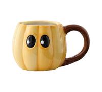 Autumn Mugs Cute Big Eyes Mug Water Bottle Resistant | Ceramic Coffee Mug For Autumn Parties Fun Kitchen Camping Picnic