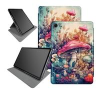 Autumn Mushrooms Case for Samsung Galaxy Tab A8 10.5 Inch 2022 SM-X200/X205/X207, 360 Degree Rotating Folding Stand Multiple Viewing Angles Case with Auto Sleep/Wake