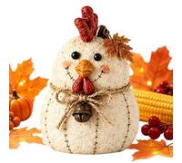 Autumn Office Decor Farmers Animals Cute Desk Ornament With Bow