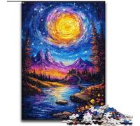 Autumn Oil Painting 1000 Pieces Jigsaw Puzzles for Adults And Teens, for Age 14+ Game Wall Decoration Unique Gifts for Birthday And Christmas (26x38cm)