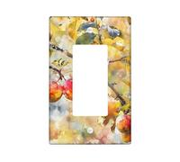 Autumn Orchard Light Switch Cover Plates/Outlet Covers, Golden Harvest Apples for Wall Décor, Decorative Wall Plates, Standard Size Single Rocker