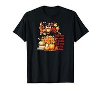 Autumn Owl & Books - Bookish Cozy Fall Vibes for Book Lovers T-Shirt