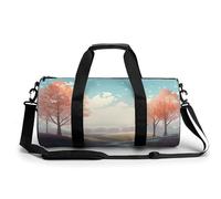 Autumn Pattern Gym Bag for Men Women, Sturdy Oxford Cloth Travel Bags with Removable Shoulder Strap, Waterproof Duffel Bag for Fitness, Travel, Yoga