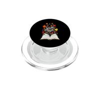 Autumn Poetry Book Leaves PopSockets PopGrip for MagSafe