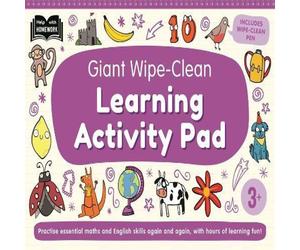 Autumn Publishing 3+ Giant Wipe-Clean Learning Activity Pad Paperback Book Autumn Publishing Multicolor