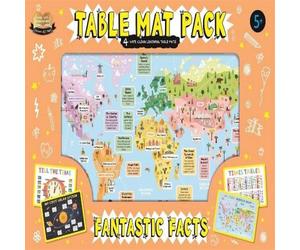 Autumn Publishing Table Mat Pack: Fantastic Facts Wallchart Book Autumn Publishing Multicolor