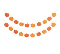 Autumn Pumpkin Banner, Autumns Pumpkins Garland, Halloween Pumpkins Decoration, Autumn Halloween Pumpkin Garland Hanging Decorations for Fall Thanksgiving Halloweens Home Hanging Party Decor