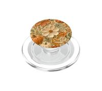 Autumn Pumpkin Blooms Raised Garden Cottagecore Fall Floral PopSockets PopGrip for MagSafe
