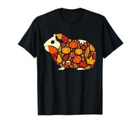 Autumn Pumpkin Fall Guinea Pig Thanksgiving Womens Mens Kids T-Shirt