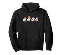Autumn Pumpkin Great Pyrenees Thanksgiving Womens Mens Kids Pullover Hoodie