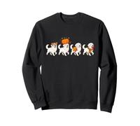 Autumn Pumpkin Great Pyrenees Thanksgiving Womens Mens Kids Sweatshirt
