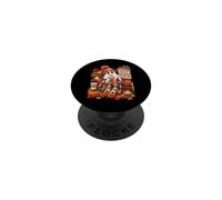 Autumn Pumpkin Spice Coffee Ghost Funny Halloween PopSockets Adhesive PopGrip