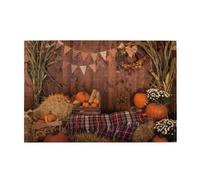 Autumn Pumpkins Printed Adult Fun Puzzle wooden puzzle in a plastic box with letters printed on the back home decor party toy