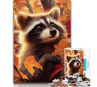 Autumn Raccoon 2000 Piece Jigsaw Puzzles for Adults Gifts,Decompressing Intellectual Educational Toy Great Gifts And Toys 70x100cm