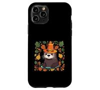 Autumn Sea Otter Thanksgiving Pilgrim Costume Fall Leaves Case for iPhone 11 Pro
