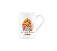 Autumn Season Mug - Autumnal Tree Best Colour of Them All is Fall White Bone China Tea Coffee Present Gift Mug