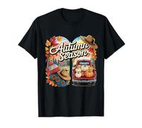 Autumn Season Rustic Truck Pumpkins Farmhouse T-Shirt