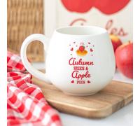 Serano Autumn Skies & Apple Pies Rounded Mug - White - Ceramic - 1