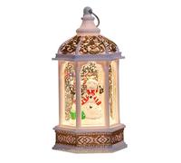 Autumn Snow Globe - ABS + Resin 2.95 x 2.56 x 5.51 Inches | Bright Water Lantern, Illuminated Decoration | Home Holiday Desk Activities Party