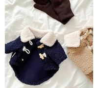 Autumn Soft Dog Jacket Coat Cute Solid Dog Clothes Luxury Puppy Overcoat Warm Plush Cat Hoodie Jacket Chihuahua Pet Coat Costume