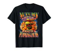 Autumn Spent All My Money on Pumpkins and Mums Funny Meme T-Shirt