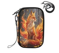 Autumn Spirit Fox Pattern RFID Blocking Family Passport Holder, Waterproof Travel Document Organizer Wallet for Women Men, Credit Card Case Travel Essentials