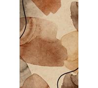 Autumn Sploches Watercolor: Paperback 6x9 in 120 Doted Pages Glossy Cover Journal