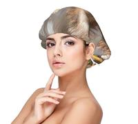 Autumn Squirrel Satin Bonnet Silk Bonnet, Hair Bonnet For Sleeping, Soft Double Layer Silk Sleeping Cap Hair Wrap For Women Natural Hair Curly Hair Braided Hair Long Hair