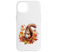 Autumn Squirrel Woodland Pet Fall Leaf Acorns Thanksgiving Case for iPhone 14 Plus