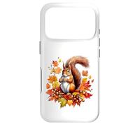 Autumn Squirrel Woodland Pet Fall Leaf Acorns Thanksgiving Case for iPhone 17 Pro