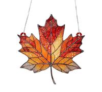 Autumn Suncatcher - Decorative Hanging Art, Fall Maple Ornament | Colorful Prism Light Reflection, Handcrafted Acrylic Wall Hanging, Ideal Window Balcony Kitchen Seasonal Display 210 Characters