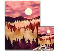 Autumn Sunset1000 Piece Jigsaw Puzzles for Adults Challenging Puzzles Home Decor Brain Teaser Game for Teenagers & Family Interaction 1000 PCS(75x50cm)